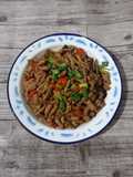 Tumis Usus Ayam Pedas Asem Manis