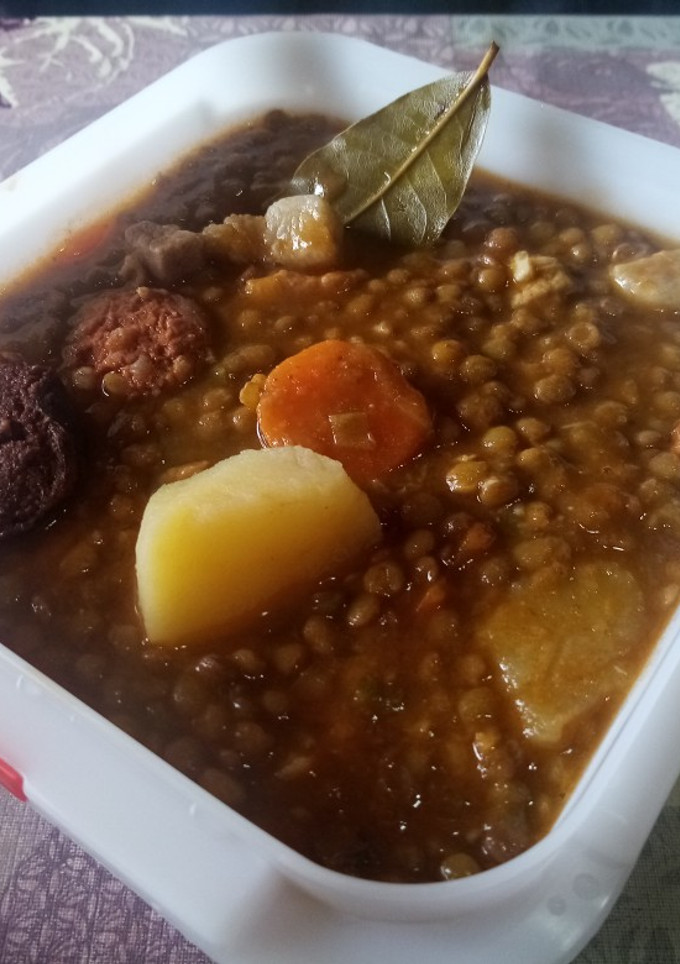 Una foto de Lentejas en olla rápida