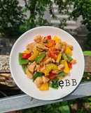 Ức gà xào lúc lắc 🫑🌶🍋