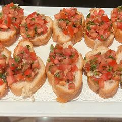 A picture of My Bruschetta.