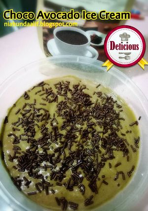 Foto resep Avocado Chocolate Ice Cream (no sp)