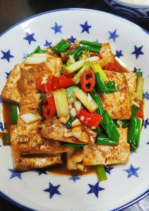 家常板豆腐 的食譜成品照片