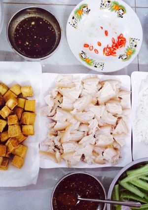 Hình của món Bún đậu Mắm tôm.