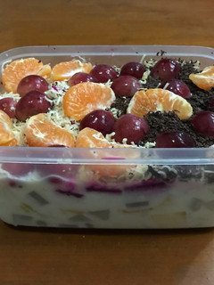 Foto resep Salad buah simple