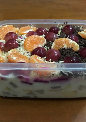 Foto resep Salad buah simple