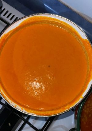 Una foto de Crema de zanahoria