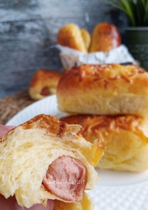 Foto resep Roti isi Sosis (tanpa ulen,berserat halus)