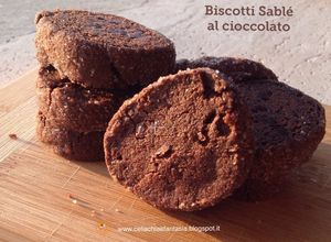 Foto di Biscotti - Sablé al cioccolato e sale di Maldon - senza glutine