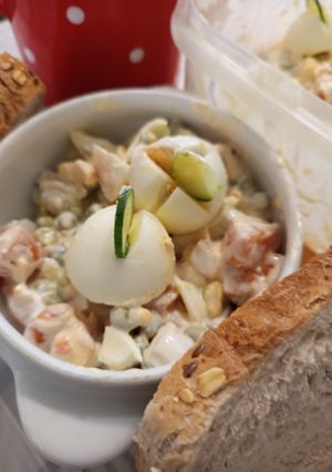 Francia saláta húsmentes!.! recept fotója