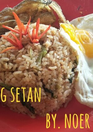 Foto resep Nasi goreng setan