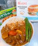 Omni新魚堡佐好侍咖哩蔬食糙米飯