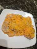 Escalope en salsa blanca