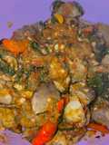 Oseng Mercon Ati Ampela dan Baso