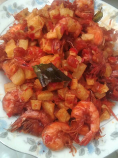 Foto resep Udang Kentang Balado