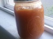 A picture of peach jam