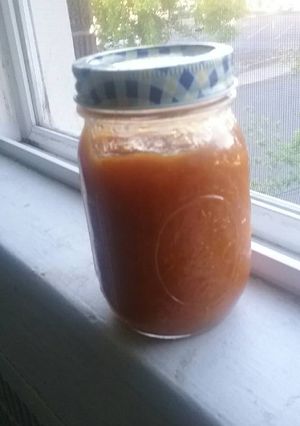 A picture of Peach Plum Jam.
