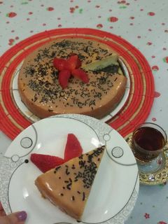 صورة لوصفة كيكة لذيذة بالحليب البودرة 🍰🍰