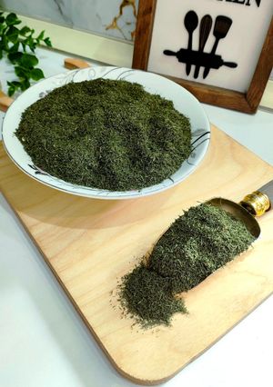عکسی از دستور خشک کردن شوید
