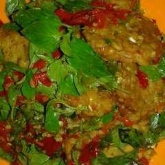 A picture of Tempe penyet simple praktis.