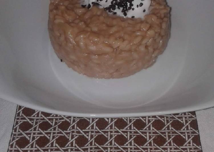 Risotto al gelato alla stracciatella