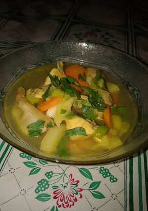 Foto resep Sup ayam ceker kutai