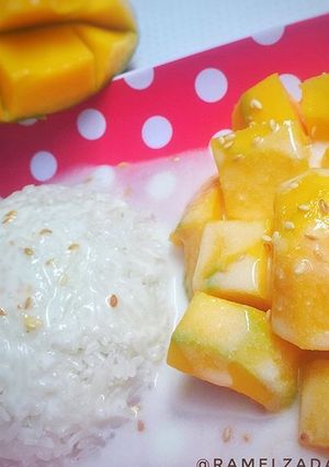 Foto resep Mango sticky rice / ketan mangga ❤️