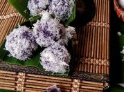 Gambar klepon ubi ungu