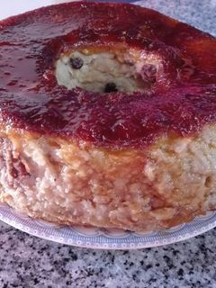 Una foto de Budín de pan 😊😊