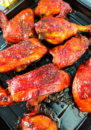 Foto resep Ayam bakar Mael Upin Ipin (ayam Bakar madu)