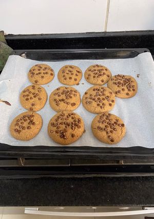 Una foto de Galletas de Harina de Almendras con nueces / chips de chocolate