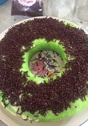 Foto resep Bolu Pandan Kukus Praktis