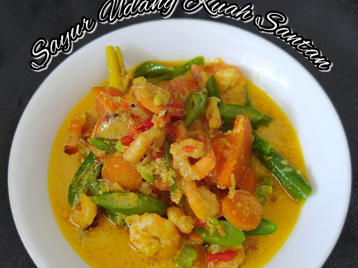 Anti Ribet, Buat Sayur Udang Kuah Santan Menu Enak