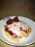 *Pisang Kukus,Straberry Jam, Vla Susu Tabur Wijen*