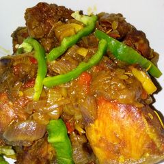 Pepper chicken 1 A picture of Pepper chicken 1.