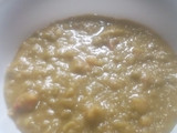 Sopa crema de arvejas