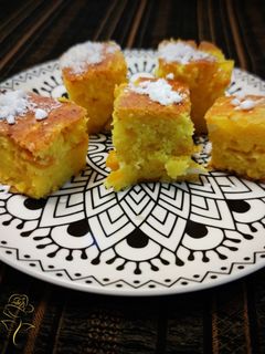 Könnyed túrós-barackos süti 🍑🥧 recept fotója