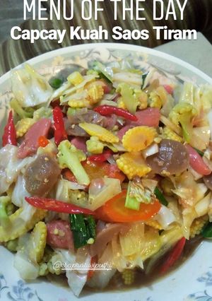 Foto resep Capcay Kuah Saus Tiram