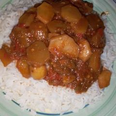 White Rice And Potato Stew A picture of White Rice And Potato Stew.