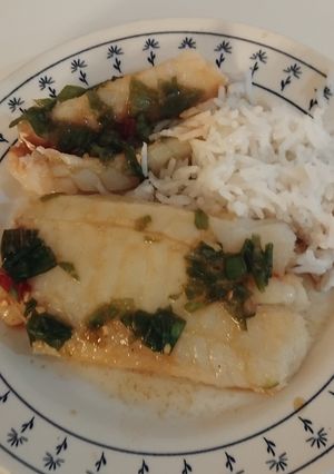 Foto principal de Bacalao al vapor con salsa de soja