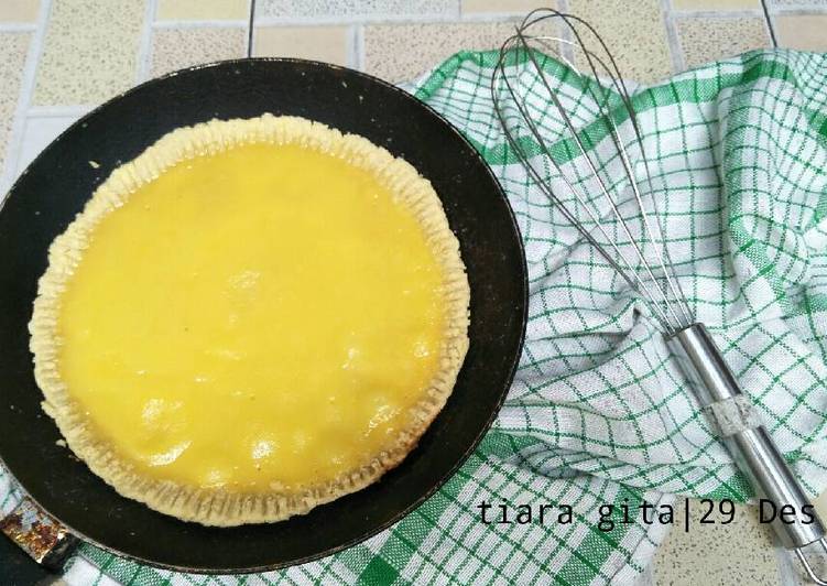 Resep Pie Susu Teflon bahan super hemat yang Lezat
