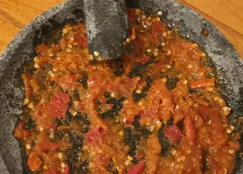 Cara Memasak Cepat Sambal Uleg Segar (Pakai Sedikit Terasi) Sedap Nikmat