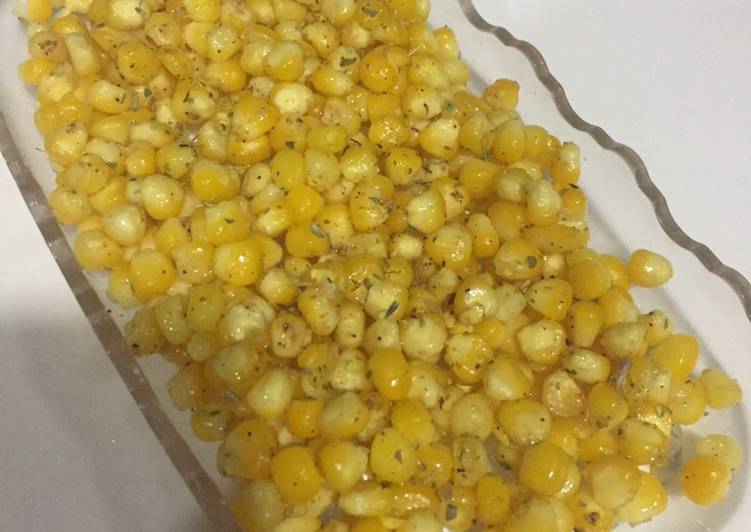 Garlic butter corn