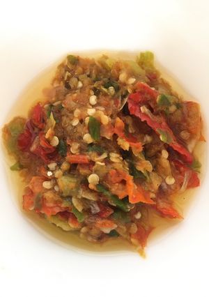 Foto resep Sambal geprek super pedes