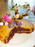 Bizcocho Mármol con Cacao Puro y Nata