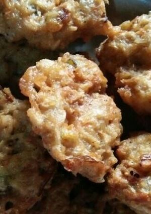 Foto resep Bakwan udang papay