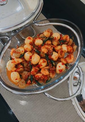 Foto resep Balado puyuh udang baso