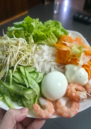 Hình của món Mì chũ trộn healthy.