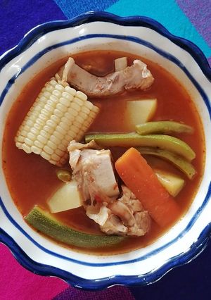 A picture of Mole de Olla 🍲.