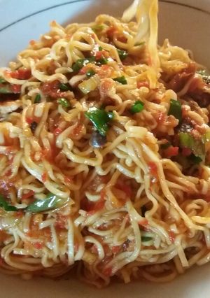 Foto resep Mie Pedes Nampol