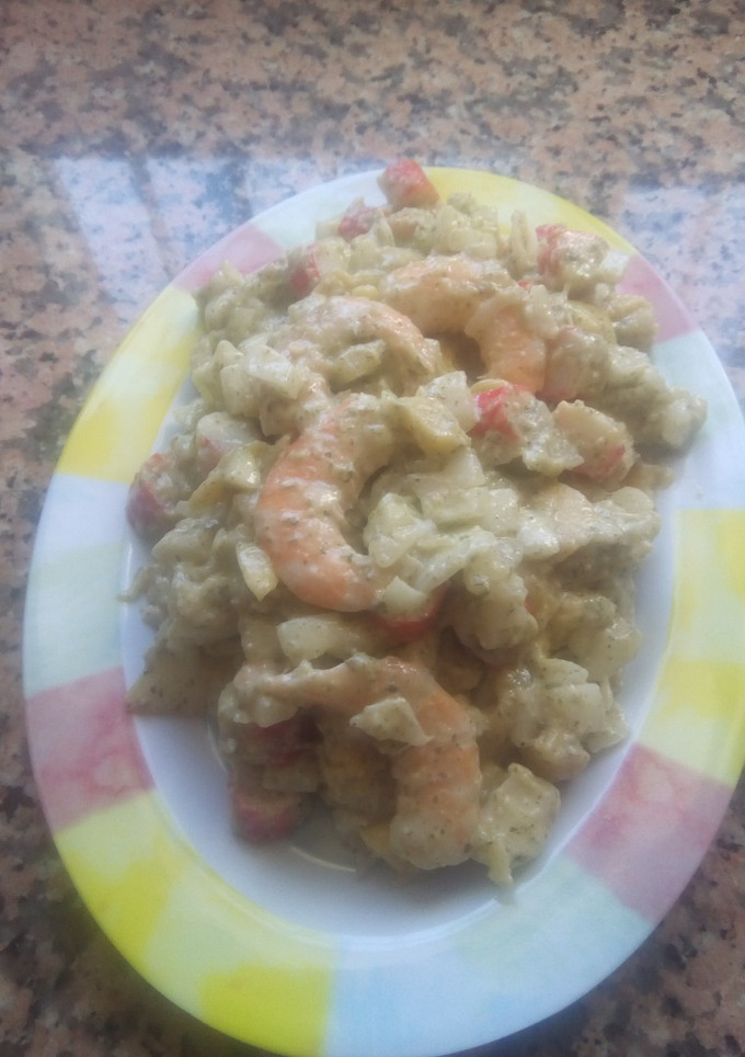 Una foto de Ensalada tropical